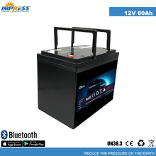 Impress RLB-12V 80Ah LiFePO4 Battery Pack | Lithium ion RV Battery